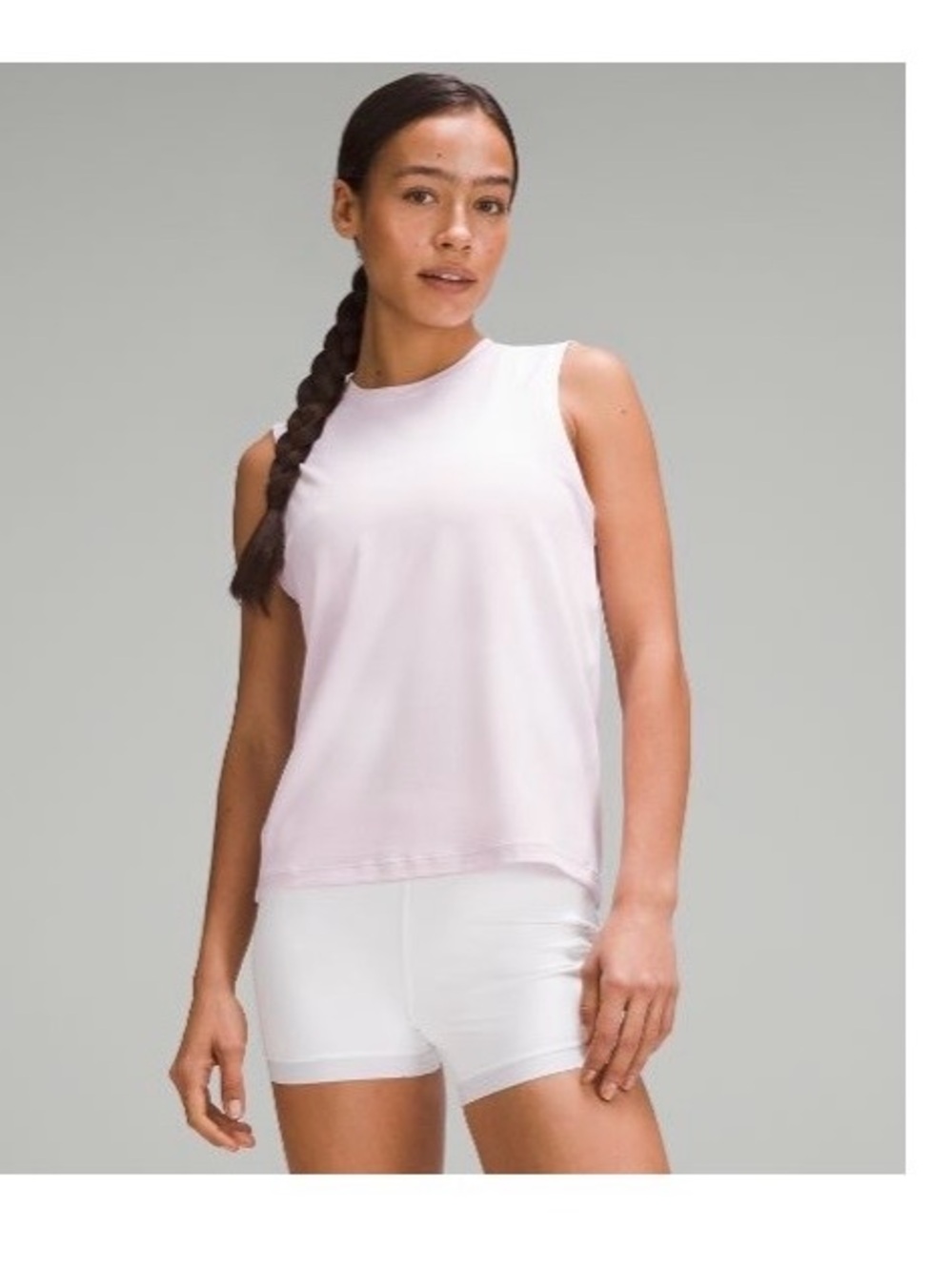 Lululemon License to Train Sleeveless Athletic Tank Top in Light Pink